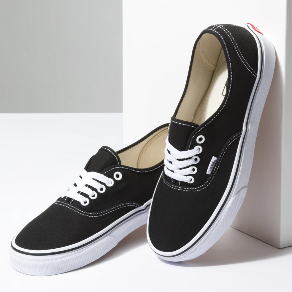 White and top black classic vans
